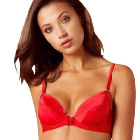 NWT Agent Provocateur Felinda Red Silk Bra, 32DD - Picture 11 of 11
